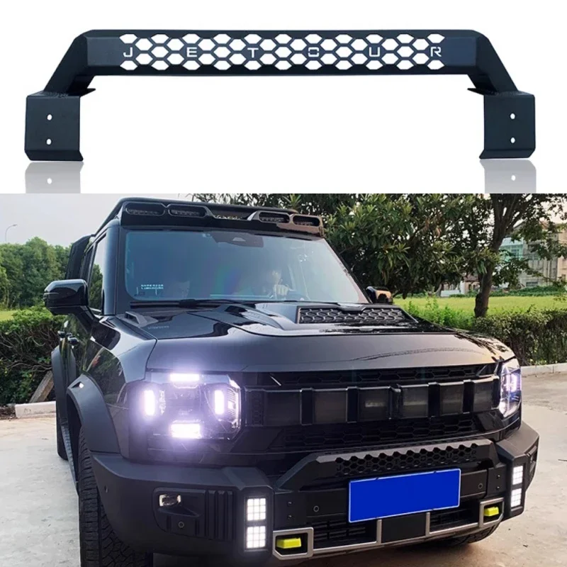 Car Bumper Competition Bar Fit for JETOUR Traveler T2 2023-2024 Modified Unicorn Kit Car Bull Bar Off-road Exterior Accessories