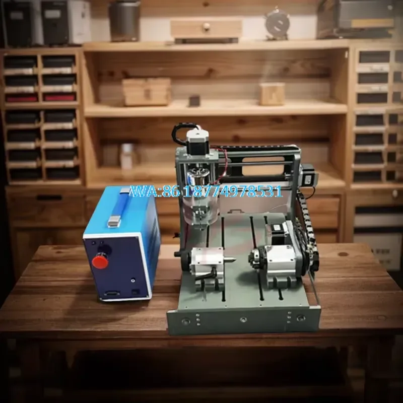 Wmwmnu for Engraving 2030 2 in 1 CNC Router Wood Engraving Drilling and Milling