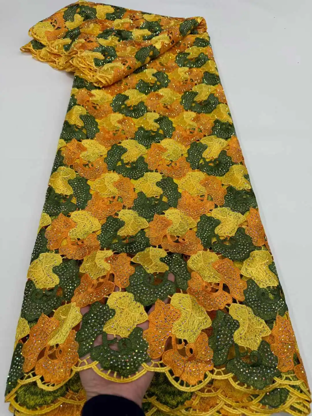 

Гипюровая кружевная ткань 2026, новая африканская французская нигерийская элитная ткань с камнями для вышивки, свадебная вечеринка, швейные платья невесты