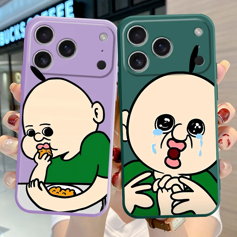 Soft Cover Phone Case for Apple iPhone XS XR 11 12 13 Pro Max 17 Air 16e 7 8 16 14 15 Plus Cute Bangbang Yuzhi  view 4