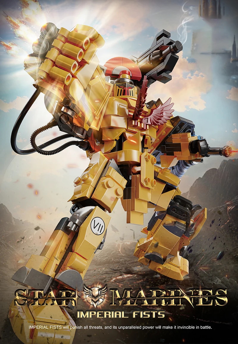 전쟁 군인 스타 전사 MOC 빌딩 모델 블록 액션 피규어 소장 장난감 소년을위한 선물 성인 어린이 DIY 벽돌 키트