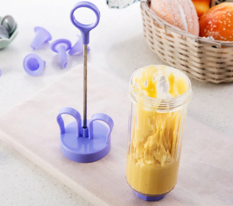 New Diy Manual Cookie Press Maker Machine Gun Decorating Squeezing Machine for Making Churros Device Fritters Baking Tool