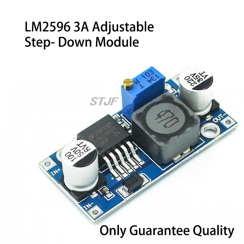 LM2596 DC-DC Step-down Power Supply Module 3A Adjustable Step-down Module LM2596S Voltage Regulator 24V 12V 5V 3V