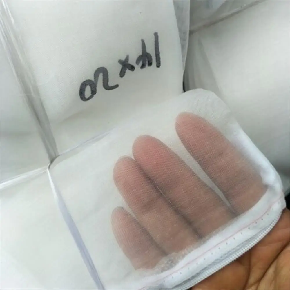 5Pcs 100 Mesh Nylon Dense Hole Filter Net Bag Mesh Bag Acquarium Pond For Bio Ball Carbon Media Aquarium Fish Tank Isolation Bag view 3