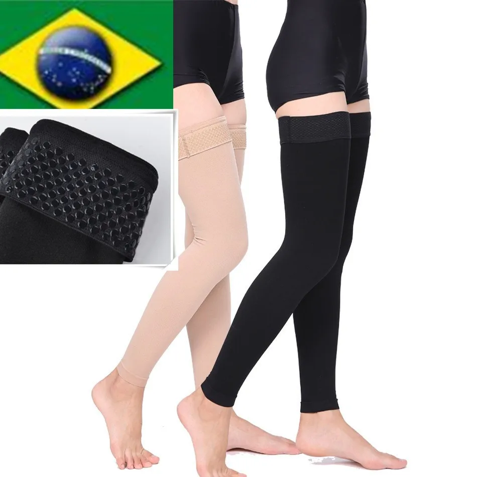 

2pcs=1pair Super Cheap Brazilian Buyer Health Care Pressure Elastic Socks Anti High Tube Over Pregnant Women Edema Men And Long