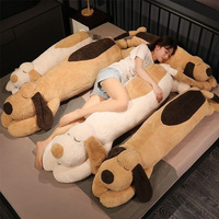 Cute Huge Long Dog Cat Plush Stuffed Animal Super Soft Puppy Hugging Pillow Cushion Decoration Sofa 100/130/150CM Kid Toy Gift