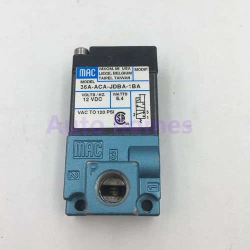 Imagen 2 del producto Válvula Solenoide de alta frecuencia de 3 vías, máquina dispensadora de marcado MAC, 35A-ACA-DDAA-1BA/DDBA/DDFA, rosca 1/8, 12V, 24V, CC
