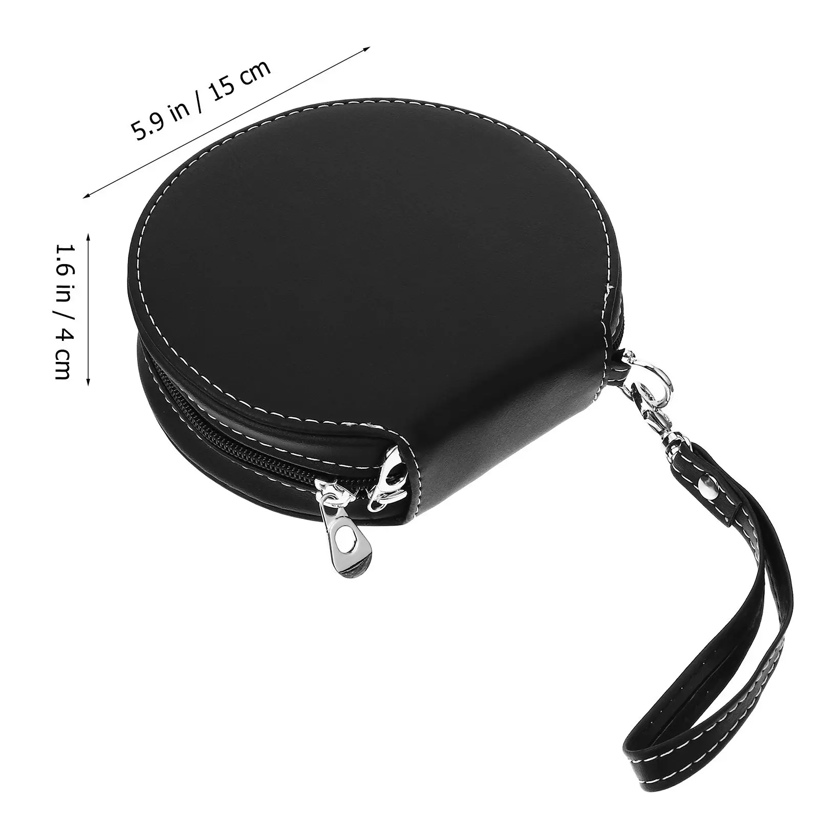 20 Capacity Cd Disc Storage Case Zipper Bag Large Portable Dvd Organizer Holder Car Home Cd Protector Storage Pouch