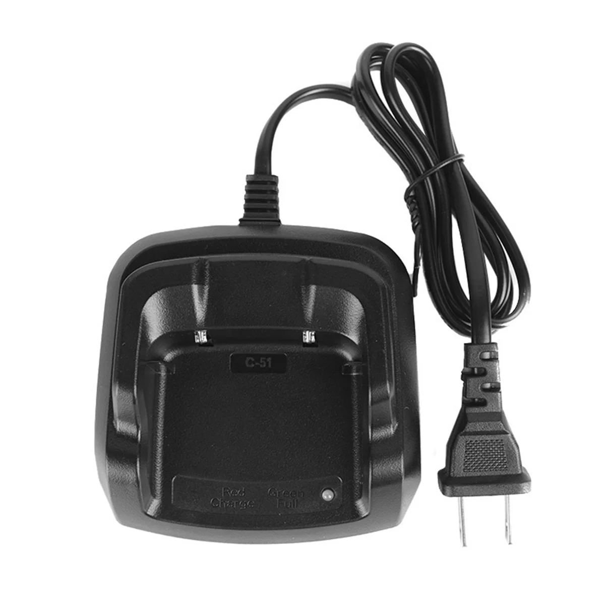 BAAE C-51 Battery Charger Desktop Charger Charging Dock for QuanSheng UV-K5/UV-K6/UV-K58/UV-5R PLUS Two-Way Radio US Plug