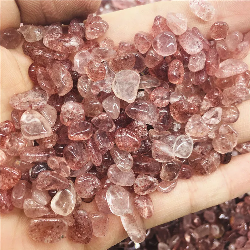 Wholesale 100g Natural Red Garnet Quartz Crystal Polished Stone Rock Gravel Gem Healing E04 Natural Stones and Minerals