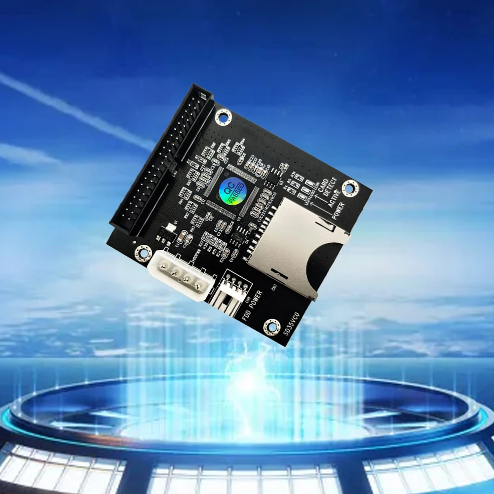 SD Card To 3.5inch 40Pin Male IDE Adapter Card 40Pin IDE Hard Drive Adapter Converter Support for Dos Linux Windows
