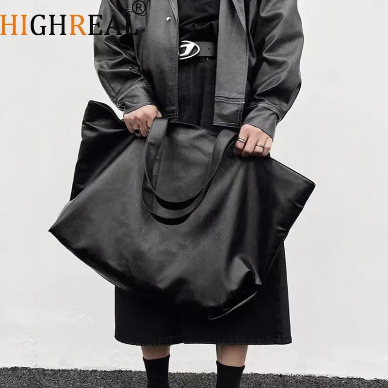 

Large Capacity Tote Shoulder Bag Soft PU Leather Shopper Purses and Handbag New Designer Bags for Women Commuting Shopper Female