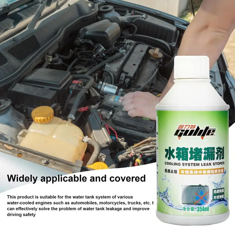 Stop Radiator LeaksBlock Seal Liquid Radiator Leak Stopper & Car Leak Repair Repair Engine Block Leaks Instantly Liquid