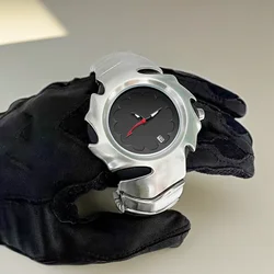Luxury Y2K Creative Ins Style Design Shaped Blade Quartz Watch For Men Fashion Senior Stainless Steel Unusual Reloj Watches