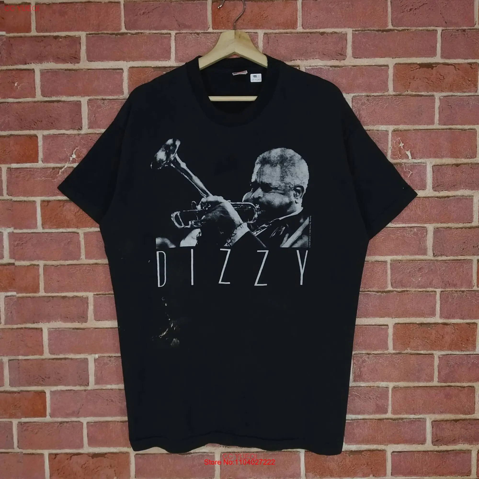 Vintage Dizzy Gillespie American Jazz Music Promo T shirt Size XL long or short sleeves