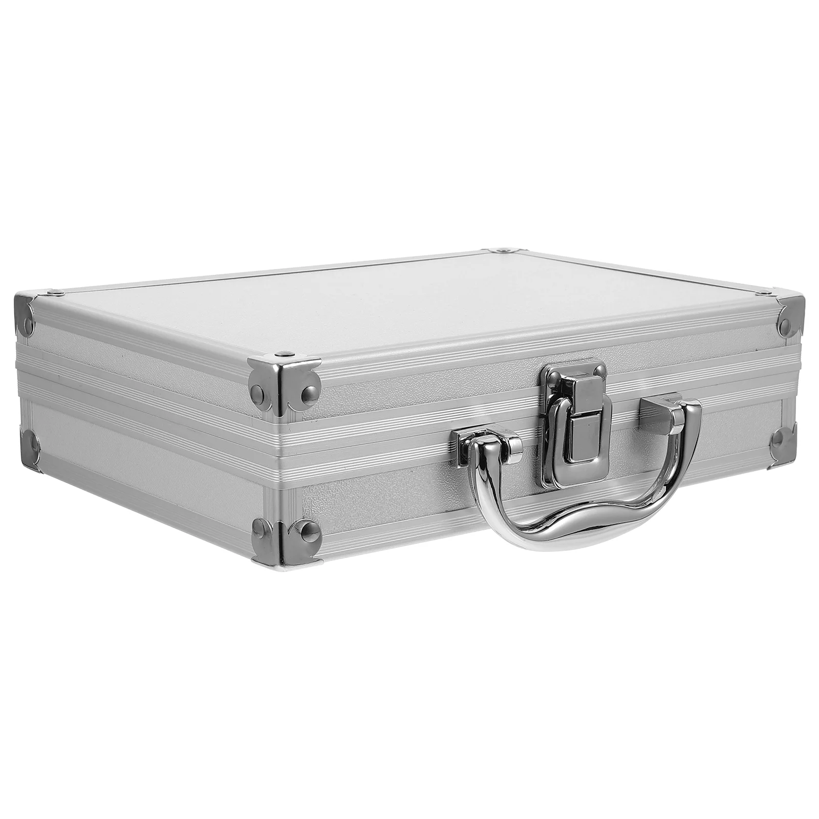 Multi-functional Carrying Box Instrument Storage Box Toolbox Suitcase Aluminum Carrying Flannel Hard Cases Metal Handle Tools