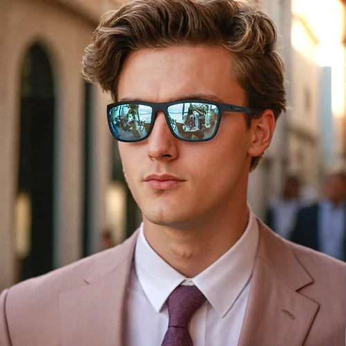 Imagen 2 del producto Gafas de sol polarizadas ZENOTTIC para hombre, gafas de sol ligeras TR90 con protección UV400, gafas de sol cuadradas para conducir al aire libre