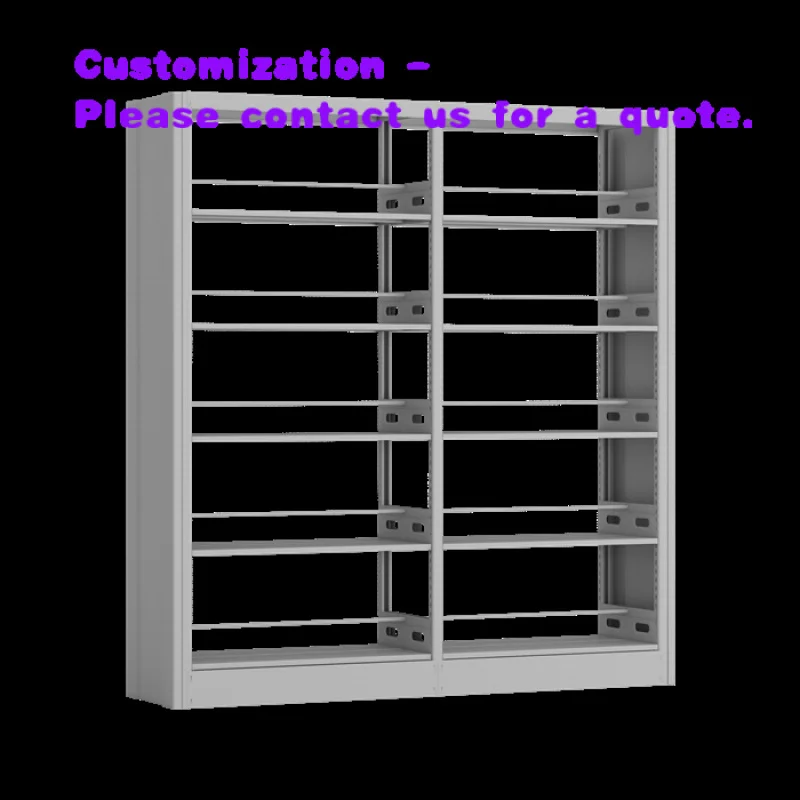 

custom.Industrial-Style Adjustable Metal Bookshelf Modern Design with Strong Load-bearing Capacity School Library Furniture