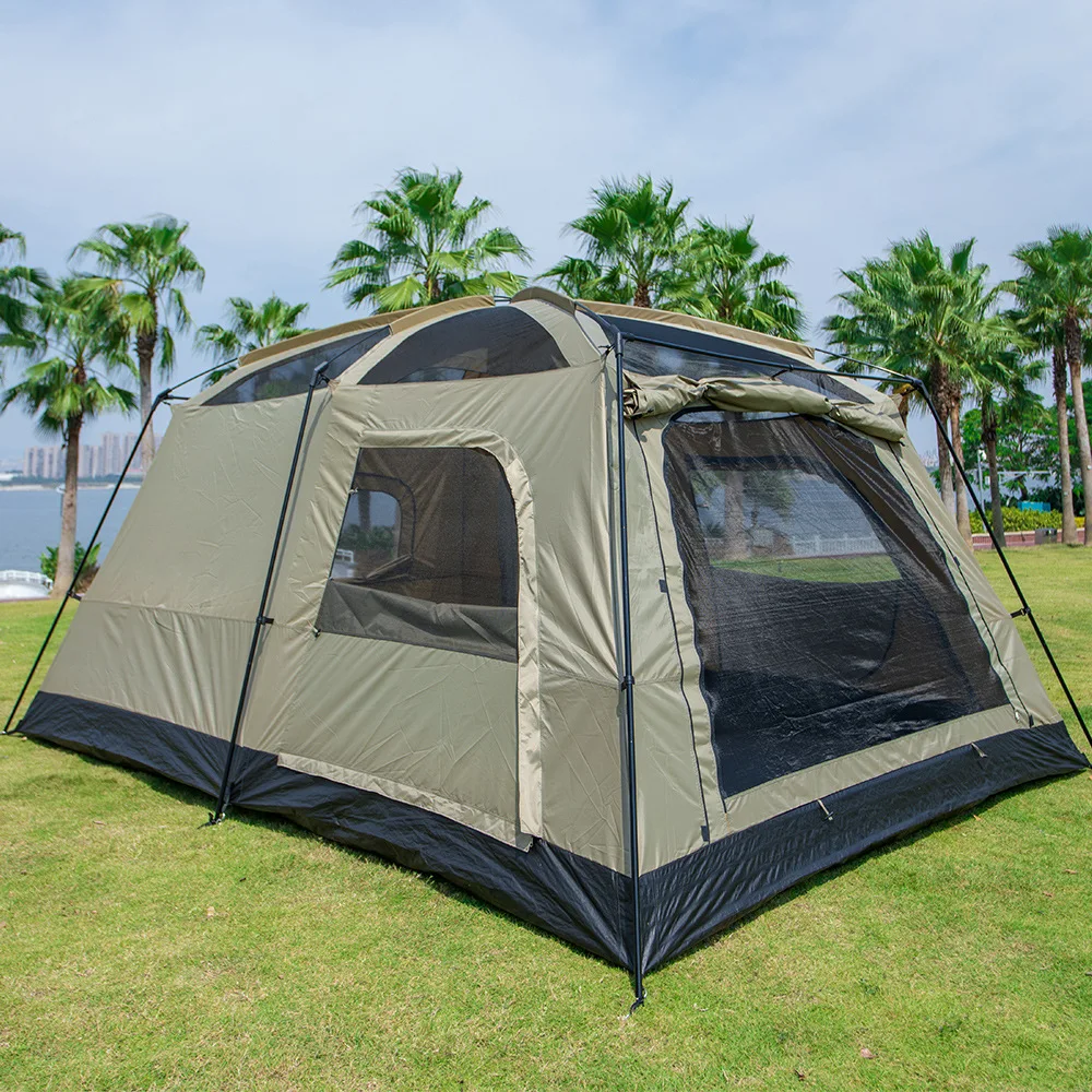 Hot Sale Family Camping Travel Camping Tent UV Protection 2/4/6/8 People Luxury Outdoor Tent Manufacturer