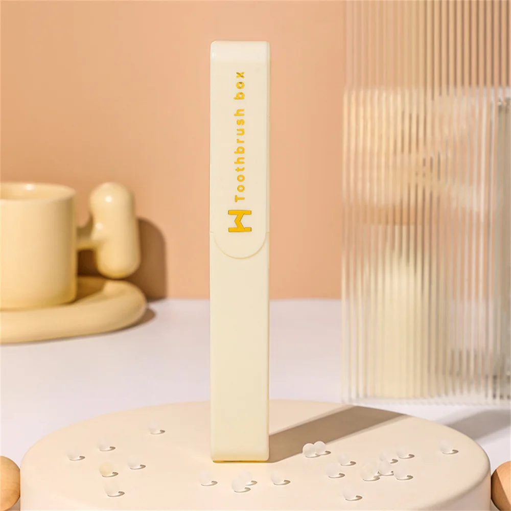 1/5PCS Toothbrush Storage Box With Lid Easy To Clean Compact Tooth Household Products Kit Box Drain Travel Essentials