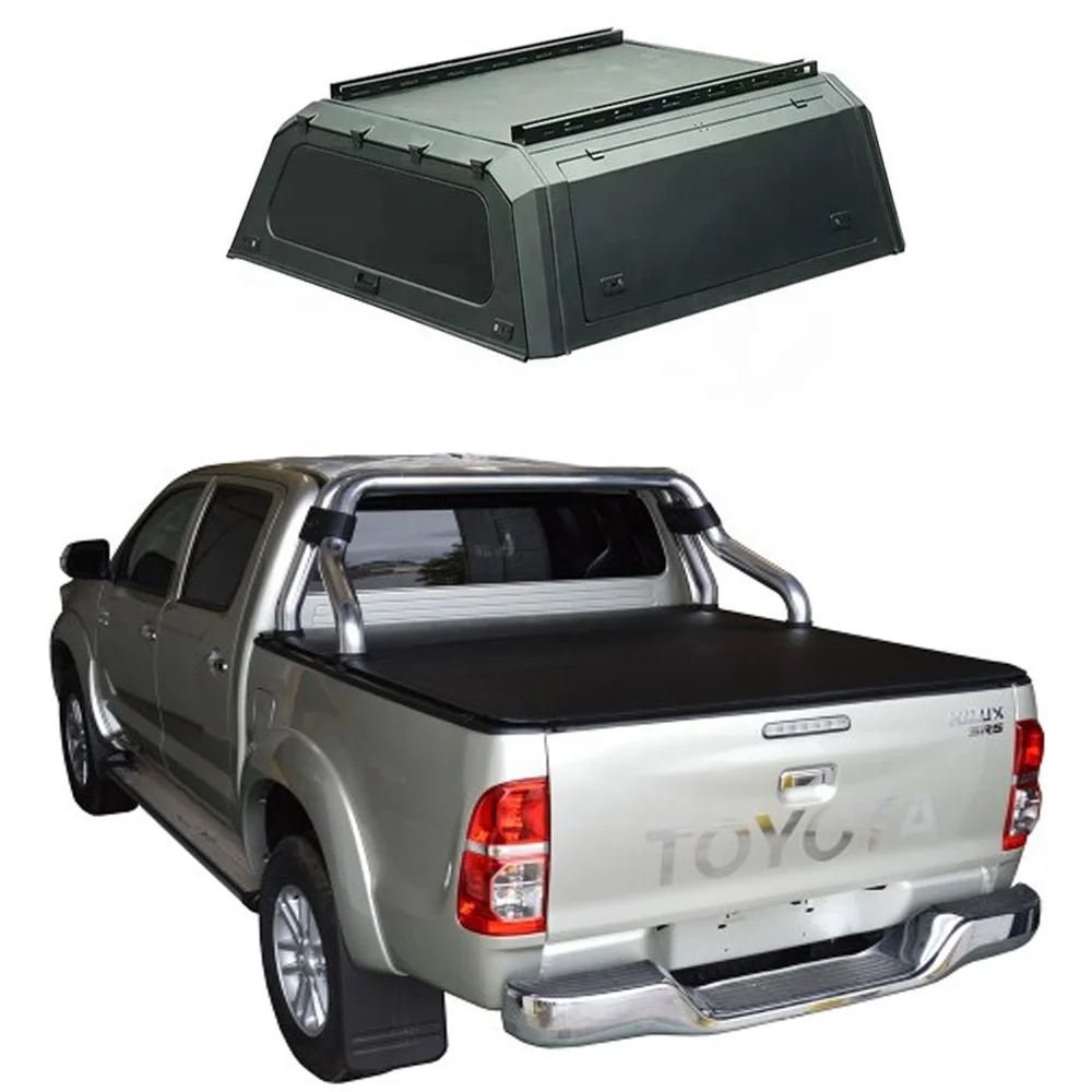 

Custom 4x4 Waterproof Steel Pickup Hardtop Topper Camper Truck ranger Canopy For Toyota Vigo 2022