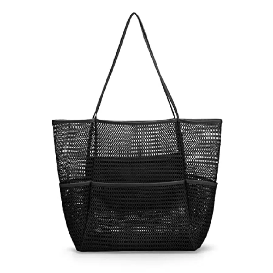 

Beach Bag - Mesh Tote Bag Beach Vacation Clothes for Women Pool Bag for Travel Pool Family Cruise Essentials 2026