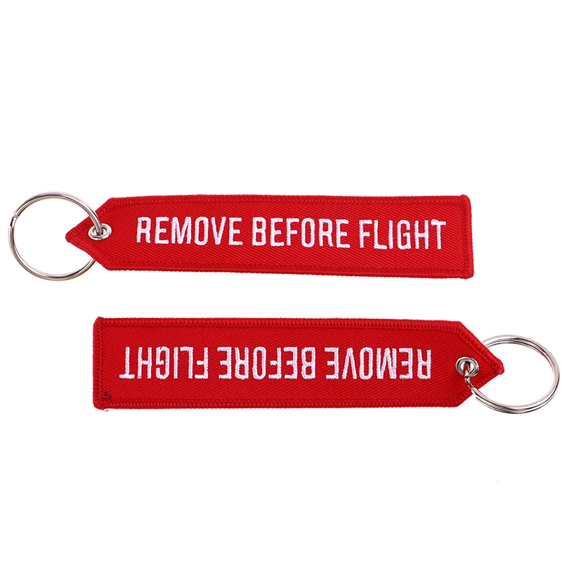 Remove Before Flight Lanyards Keychain Strap For Card Badge Gym Key Chain