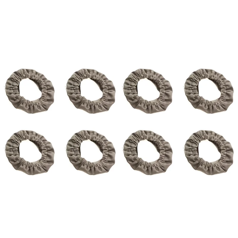 8 шт. вкладыши для масок CPAP, многоразовые тканевые удобные чехлы для уменьшения утечек воздуха, раздражения кожи, моющиеся и легко чистящиеся серые-ABJU