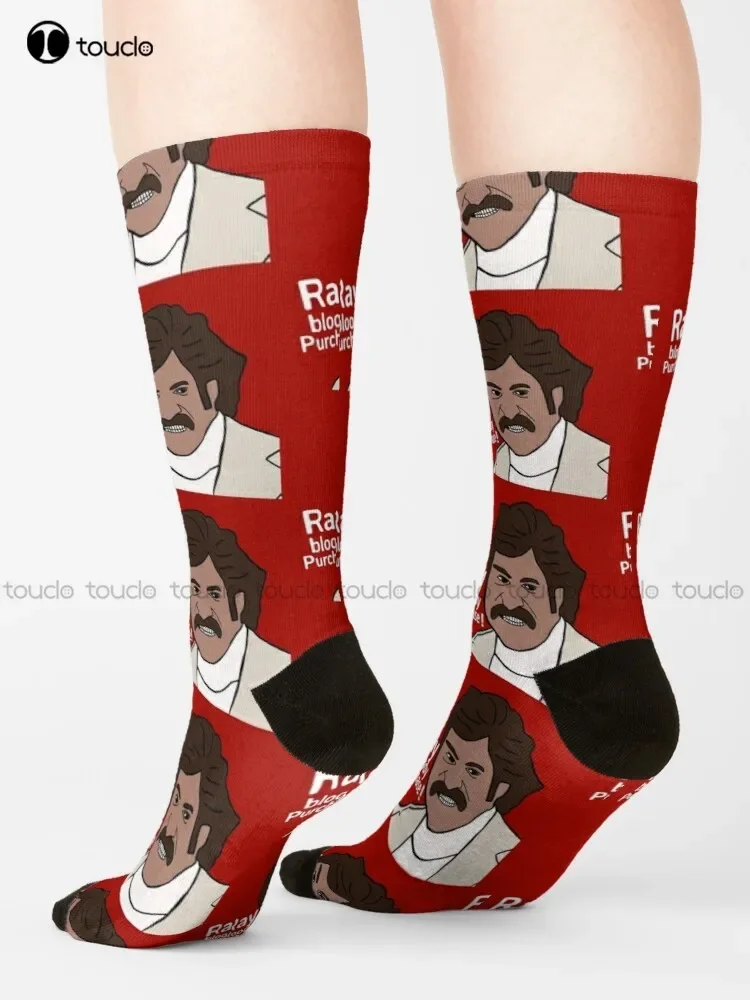 Nouvel achat de Ray Bloody!! Chaussettes de football personnalisées pour adultes et adolescents, chaussettes unisexes personnalisées, cadeau d'Halloween et de Noël