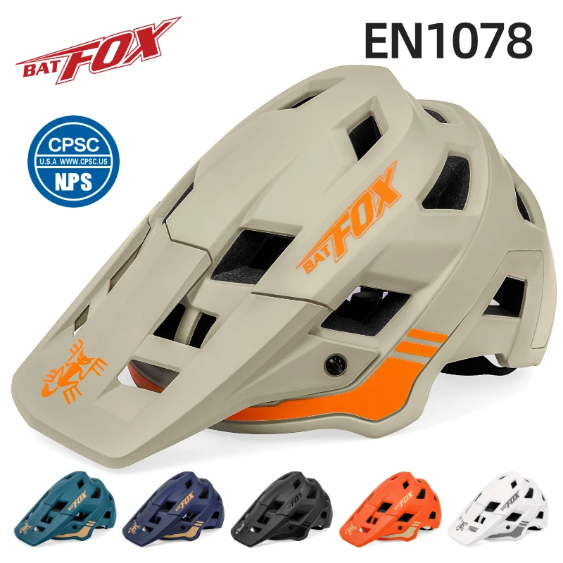 BATFOX helmet road bike mountain bike off-road downhill competitive forest equipment safety riding helmet for men and women coup