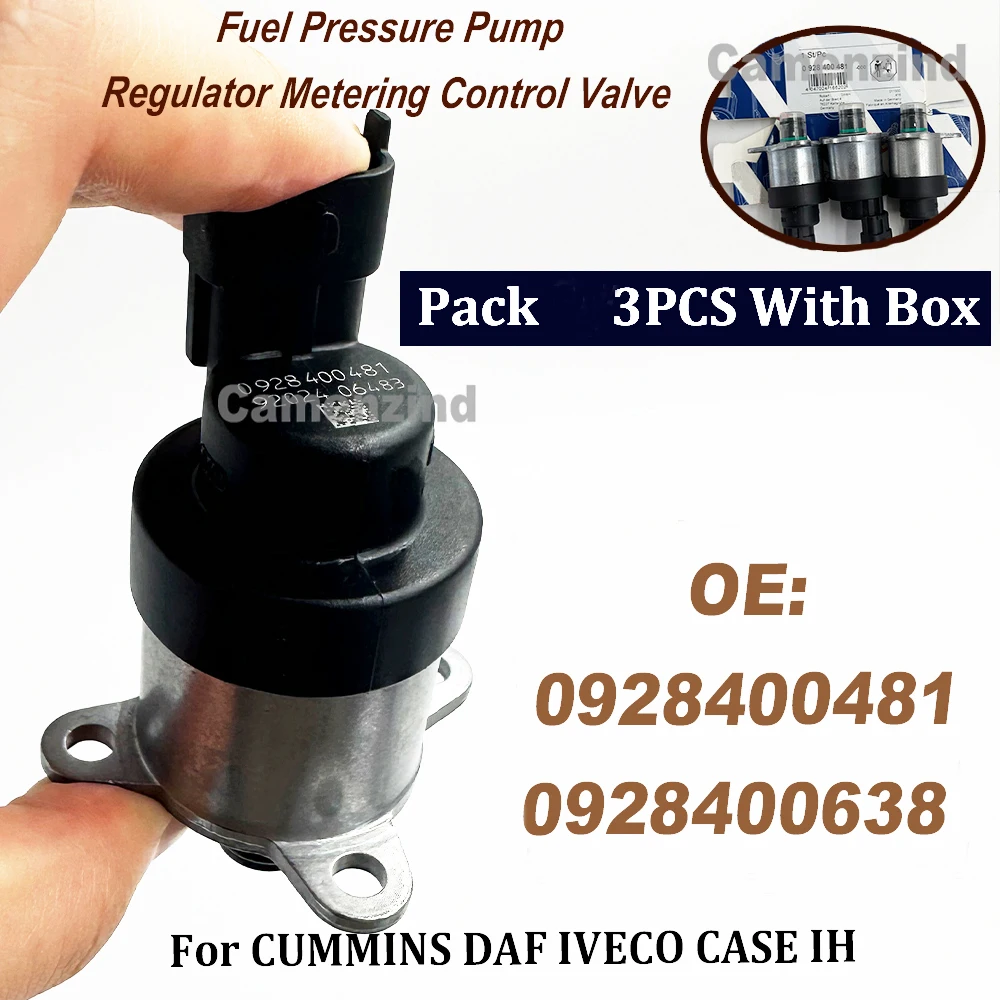 3 шт. 0928400481 0928400638 961280670014 регулятор топливного насоса, электромагнитный клапан управления дозированием для C-UMMINS DAF I-VECO CASE IH