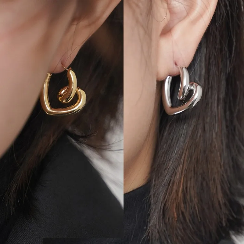 

New Hot Selling 925 Sterling Silver Simple Irregular Geometric Ear Buckle Personalized Fashion Party Jewelry