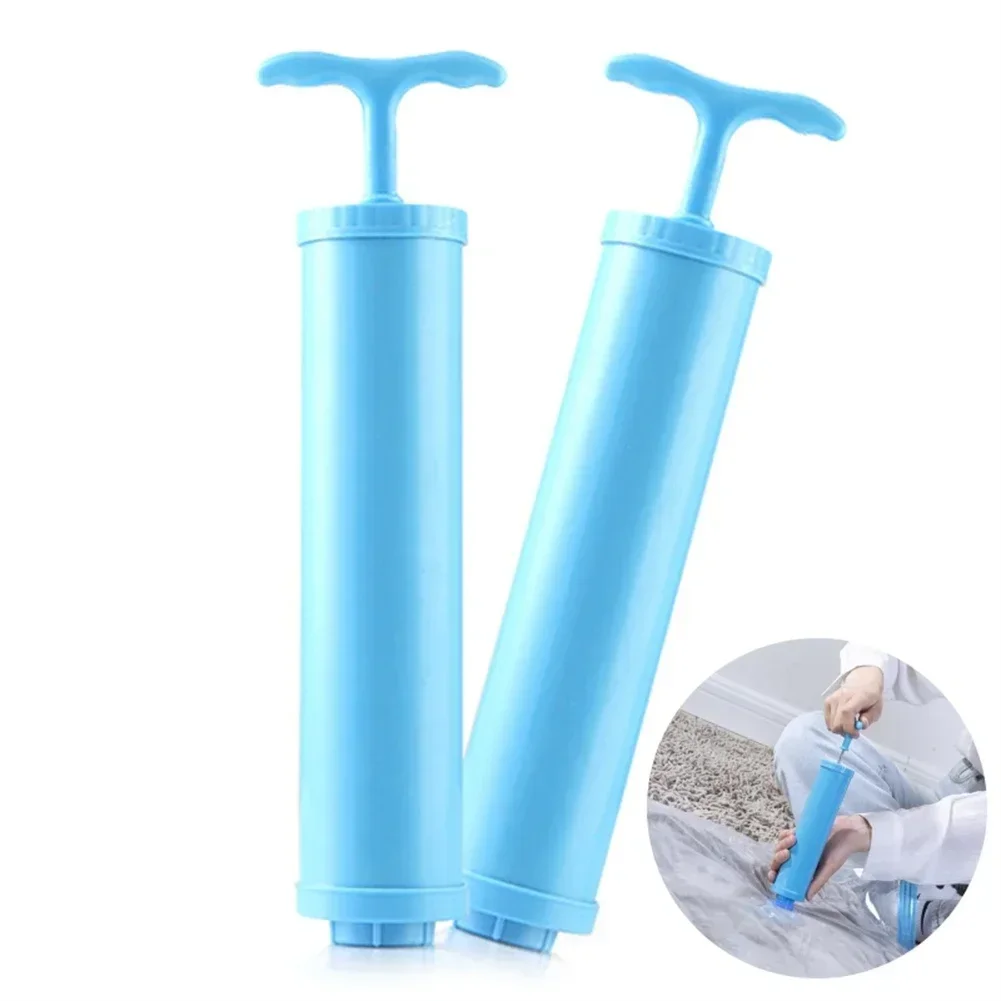 1PC Vacuum Bag Pump Suction Air Extractor Compressed Space Saving Clothes Storage Save Precious Space In Your Closets, Attic