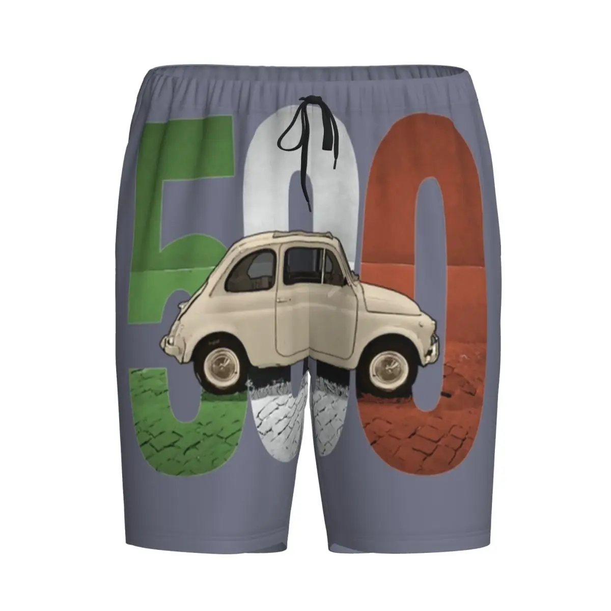 

Мужские пижамные штаны Custom Fiat 500, шорты для сна, домашняя одежда, нижняя часть комплекта для сна