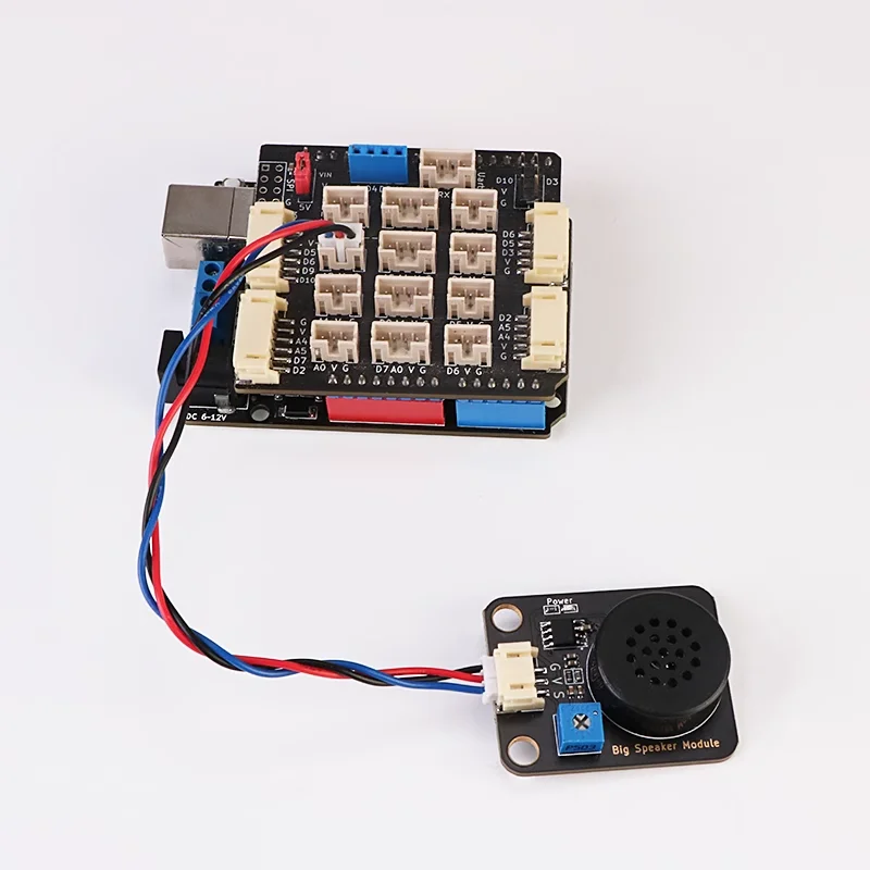 Uitgerust met versterkerluidsprekermodule, compatibel met Arduino, Microbit, ESP32, Raspberry Pi, STM32 enz.