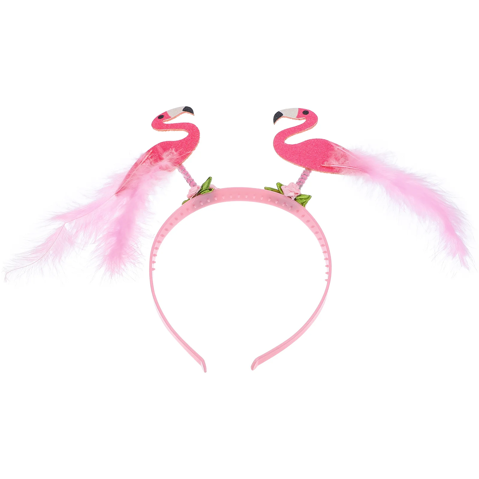 

Fairy Flamingo Headband Women's Ladies Gifts Pink Glasses Plastic Hair Accessory