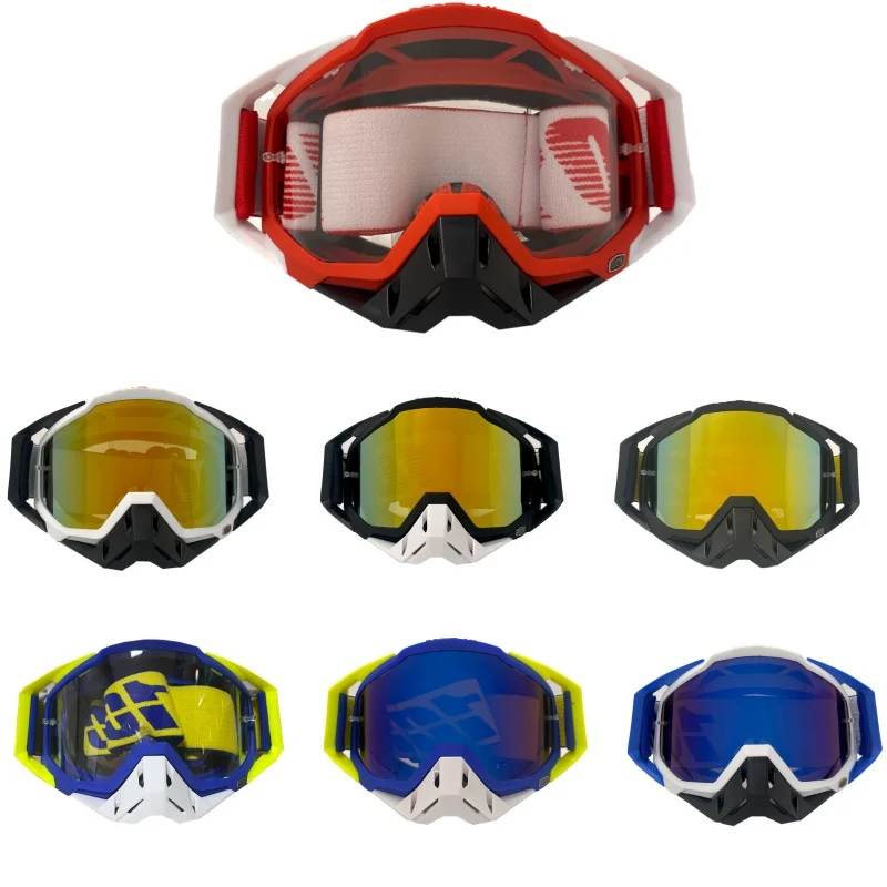 Latest Motorcycle Goggles for Men. Off-road Sunglasses. MX Night Vision Helmet Visor. Retro Driving Glasses. Safety Protection.