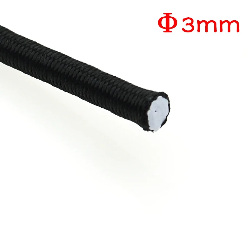 3/4/5/6/8 MM Schwarz Starke Elastische Schnur Gummiband Nähen Kleidung Handwerk liefert Gummiband Gummibänder Seil Bands Zubehör