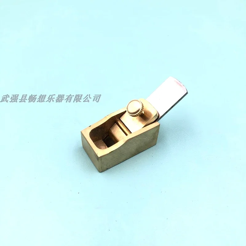 High quality 42mm copper Brass flat bottom Edge1pcs High planes Planer，Woodworking Plane Manual Push Planing DIY Mini Hand Tool