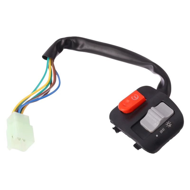 Handlebar Controller Switches for Yamaha Electric Bike Scooter Signal Electric Fog Light Horn ON-OFF Button Switch
