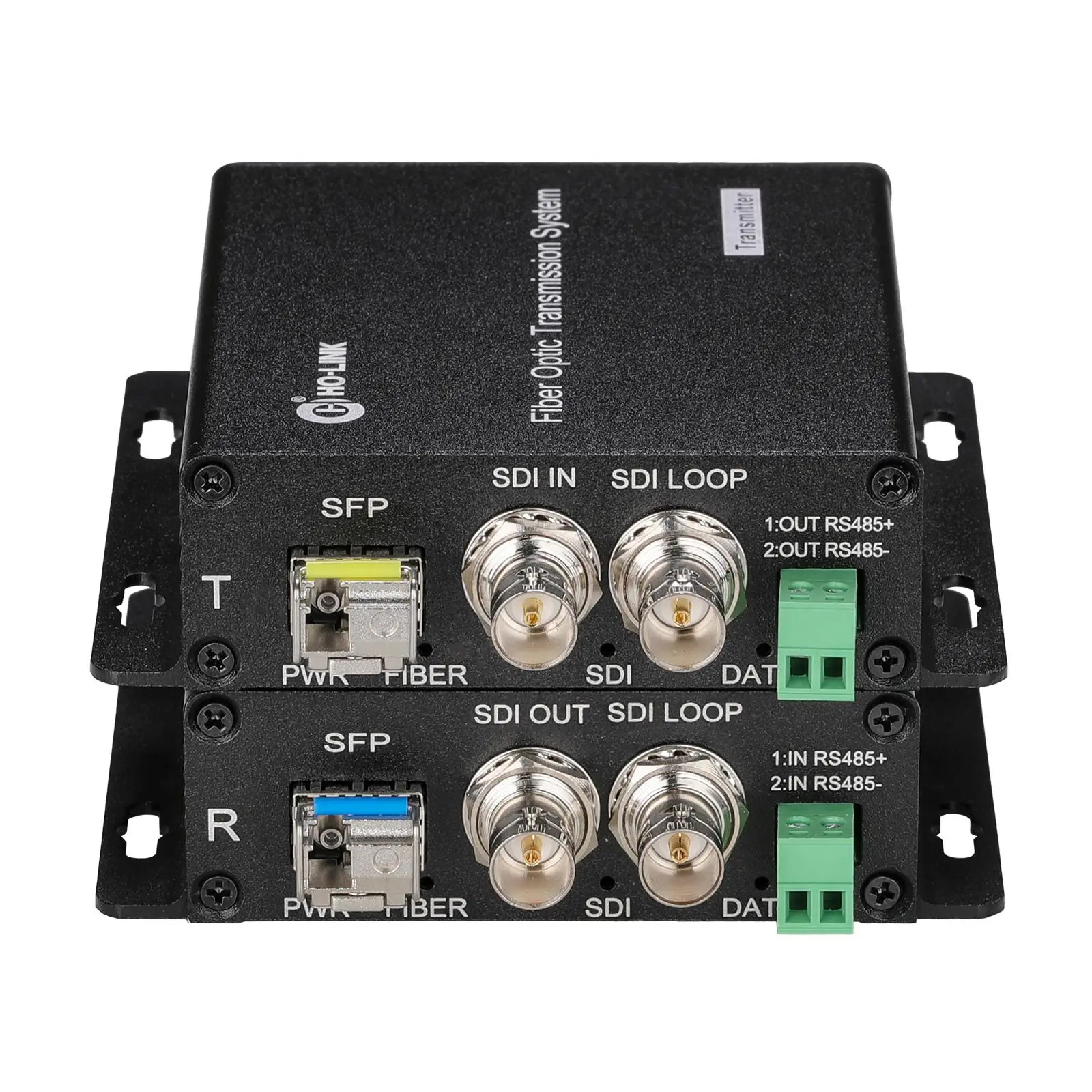 3G SDI Fiber Extender With RS485 Control for Data, SFP Module