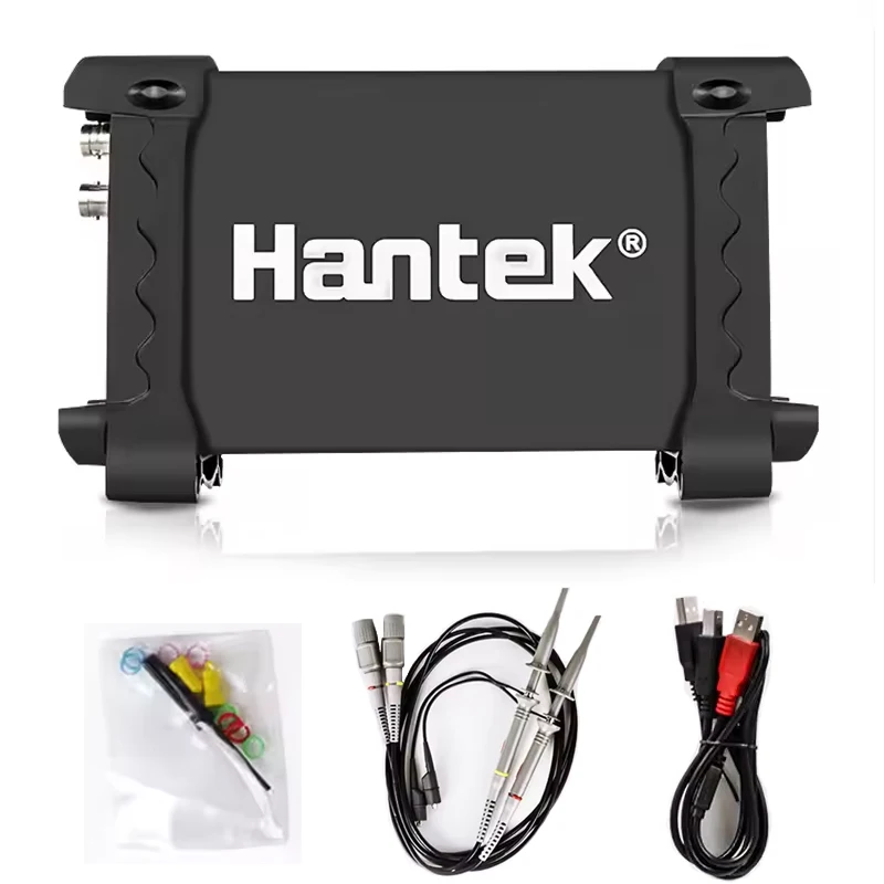Hantek 6022BE يده راسم الذبذبات 2-قناة الكمبيوتر USB التخزين الرقمي راسم الذبذبات الافتراضي 48msa/S المنطق محلل كاشف السيارة
