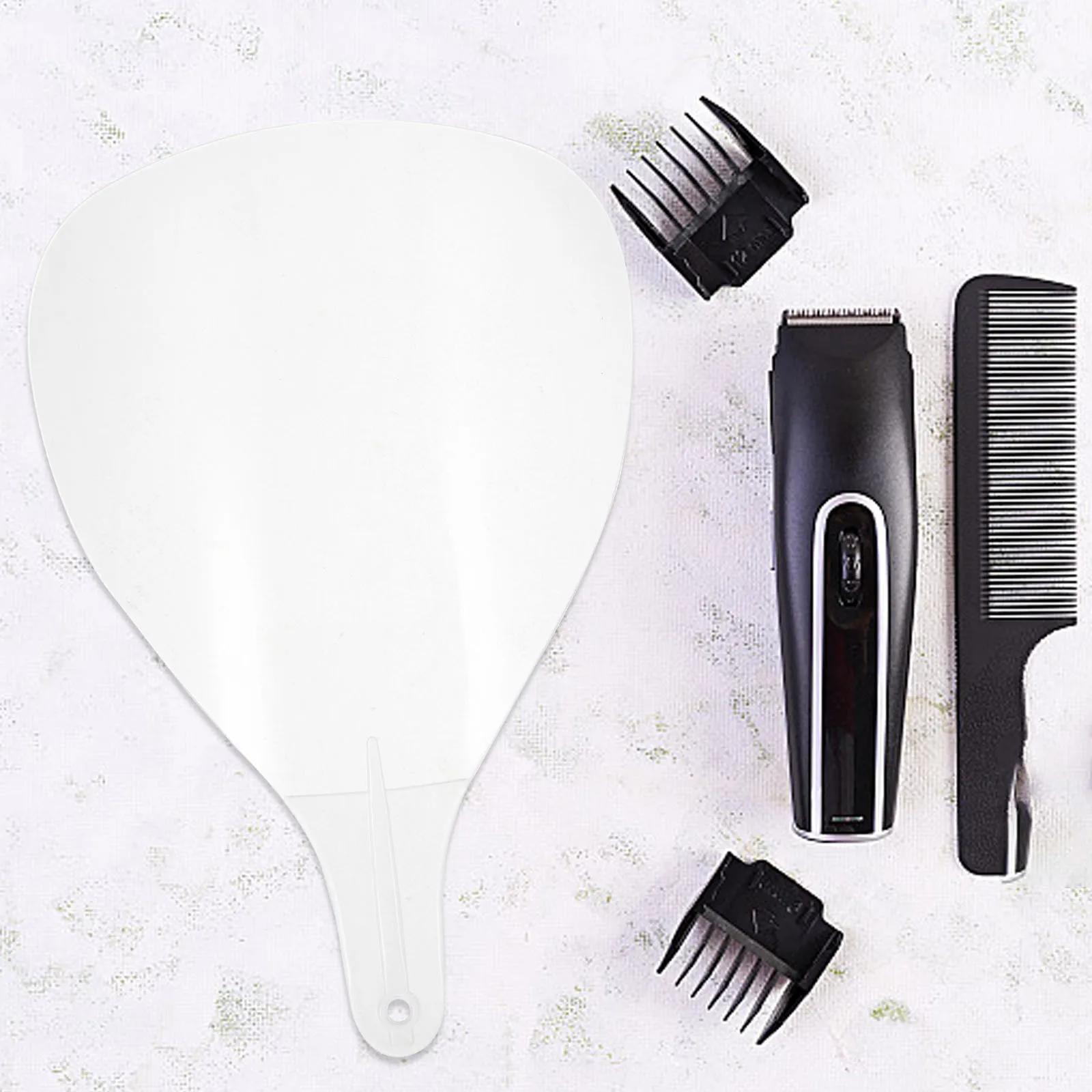 

Plastic Clear Hairspray Face Mask Shield Lightweight Comfortable Hairdresser Face Mask Cover Haircut Barber Salon Use