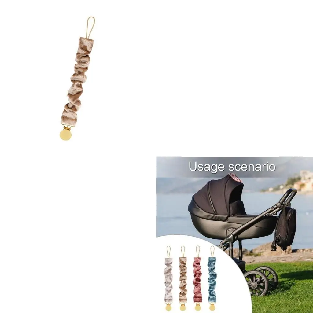 

26 см детская цепочка для соски, модная веревка-прорезыватель, пустышка, игрушечный ремешок, зажим для соски, ремешок для и