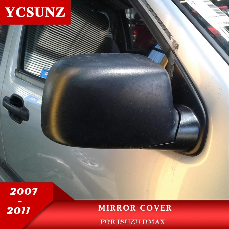 ABS Chrome Side Mirror Cover For Isuzu Dmax D-max 2007 2008 2009 2010 2011 Exterior Parts Double cabin Ycsunz