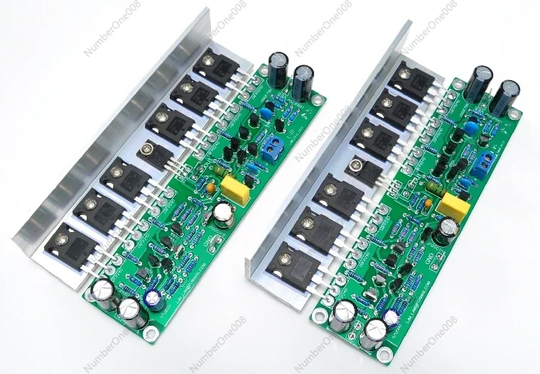 

Собранная плата усилителя L15 MOSFET - 2-канальная, с IRFP240/9240, в угловом алюминиевом корпусе