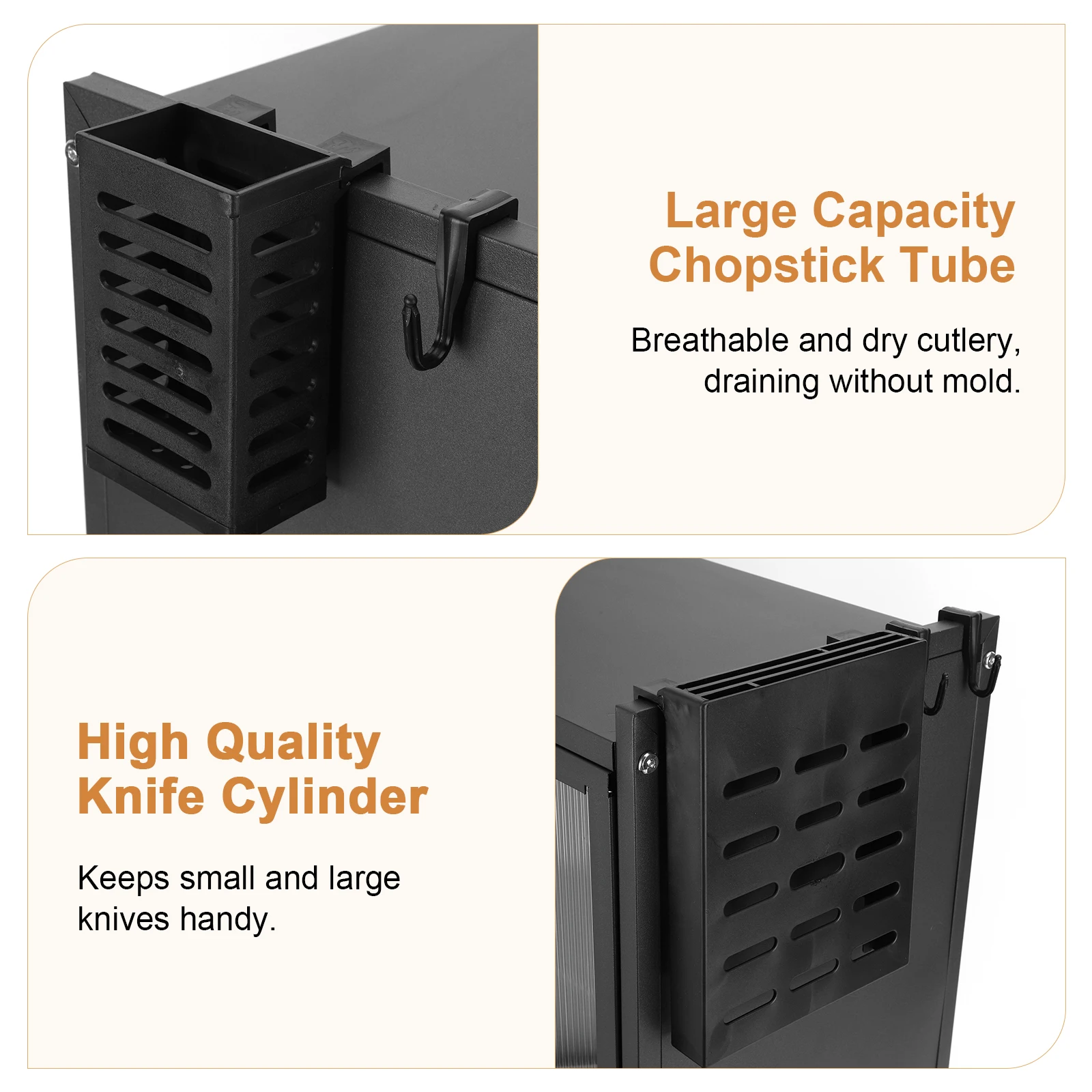 

3-уровневый кухонный шкаф на столешнице, пылезащитный кухонный шкаф для хранения с двойной дверью, кухонный органайзер с корзинами для палочек для еды