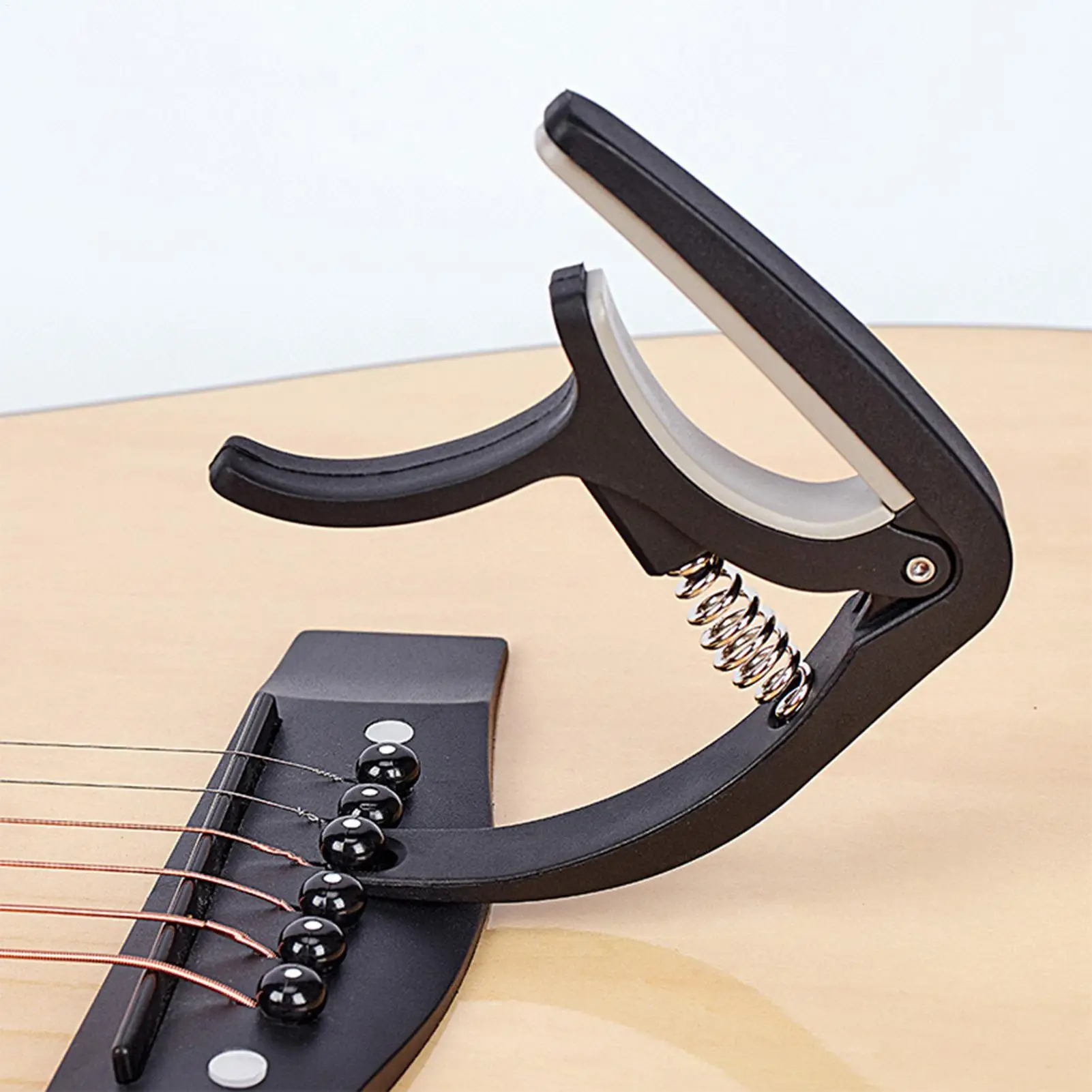 Folk Guitar Clamp Multifunctional Spring Action Grabber Clip Electric Guitarra Tuning Clamp Musical Instrument Accessories