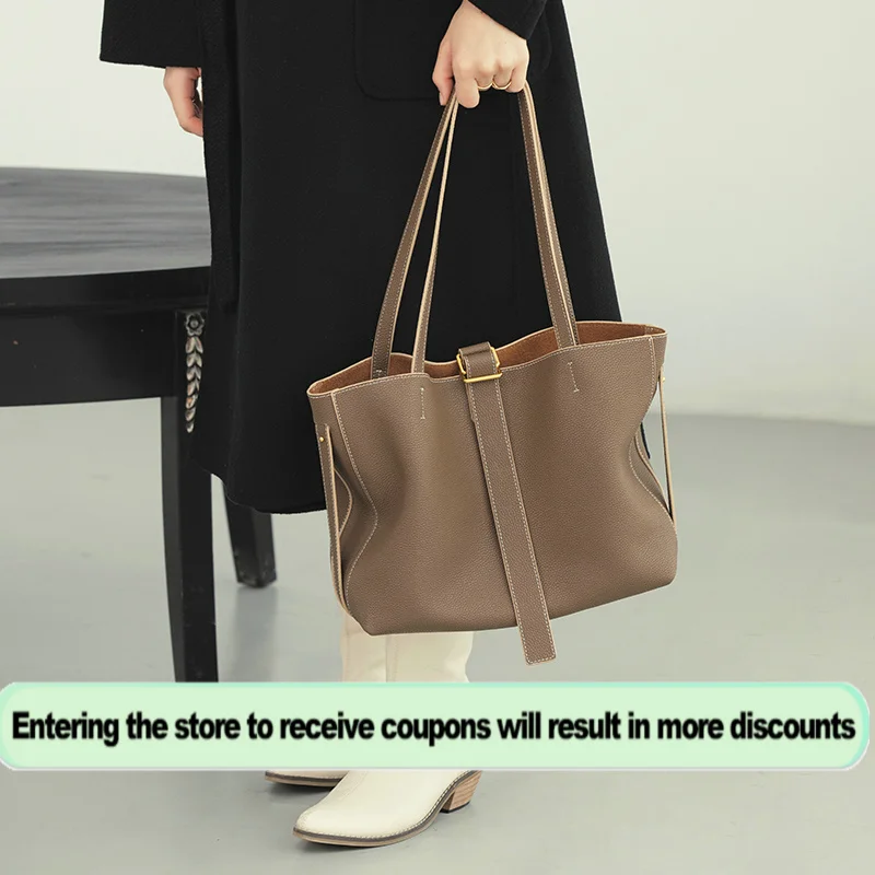 Women\'s Bag Shoulder 2024 Trendy High-end All-Match Commuter Tote Bag For Ladies Luxury Large Capacity Handbag VENOF Bags