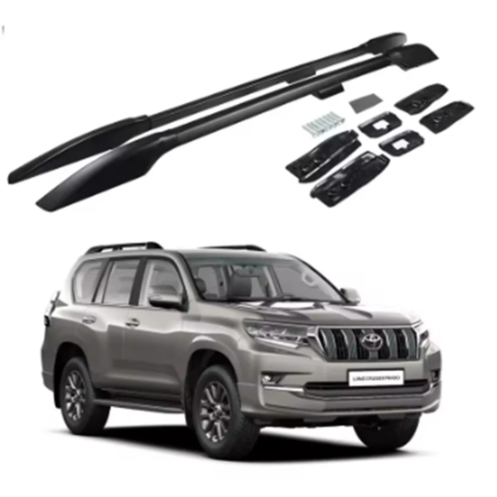 Aluminum Roof Rails / Luggage Racks / Carrier Racks For Toyota Prado Land Cruiser 120 Series (FJ120/LC120) 2003-2009 models